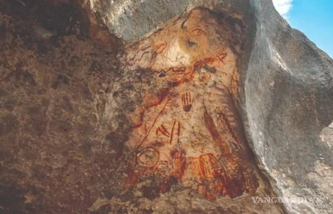 $!La cueva en Cuatro Ciénegas donde fue sustraída la pintura rupestre, un vestigio milenario de alto valor cultural.