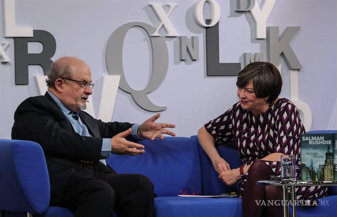 $!Afirma Salman Rushdie que no piensa que Trump "sea interesante como persona”