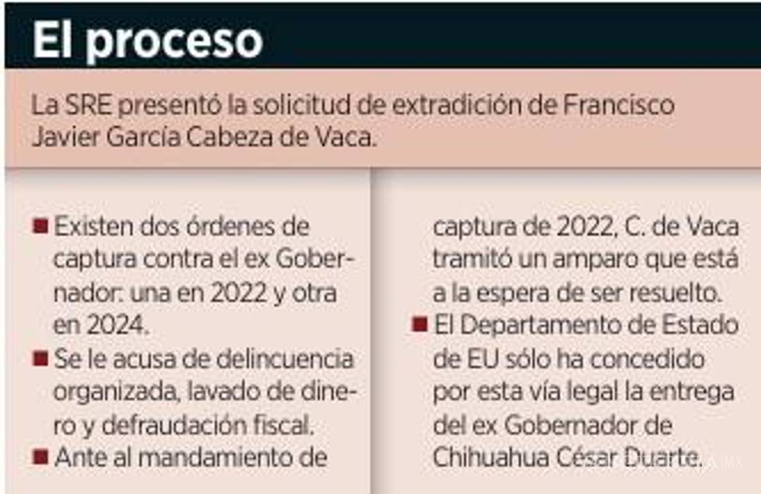 $!Tramitan solicitud de extradición de Javier García Cabeza de Vaca