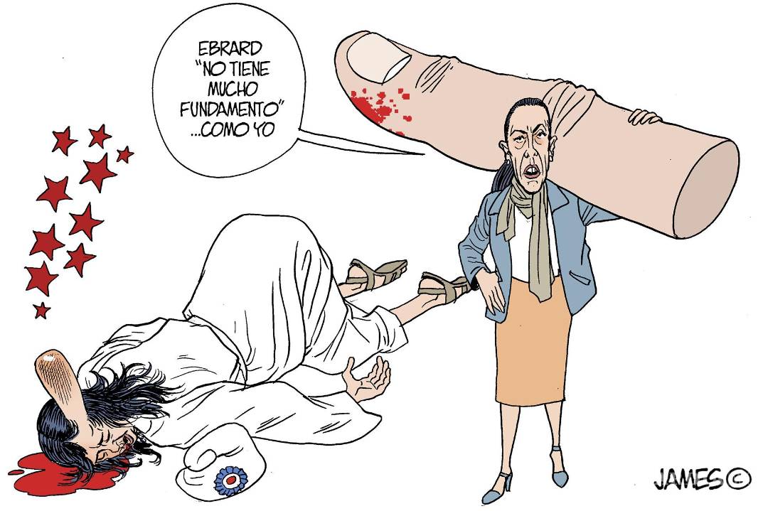 $!Claudia Sheinbaum dijo que el argumento de Marcelo Ebrard para impugnar el proceso interno de Morena no tiene mucho fundamento.