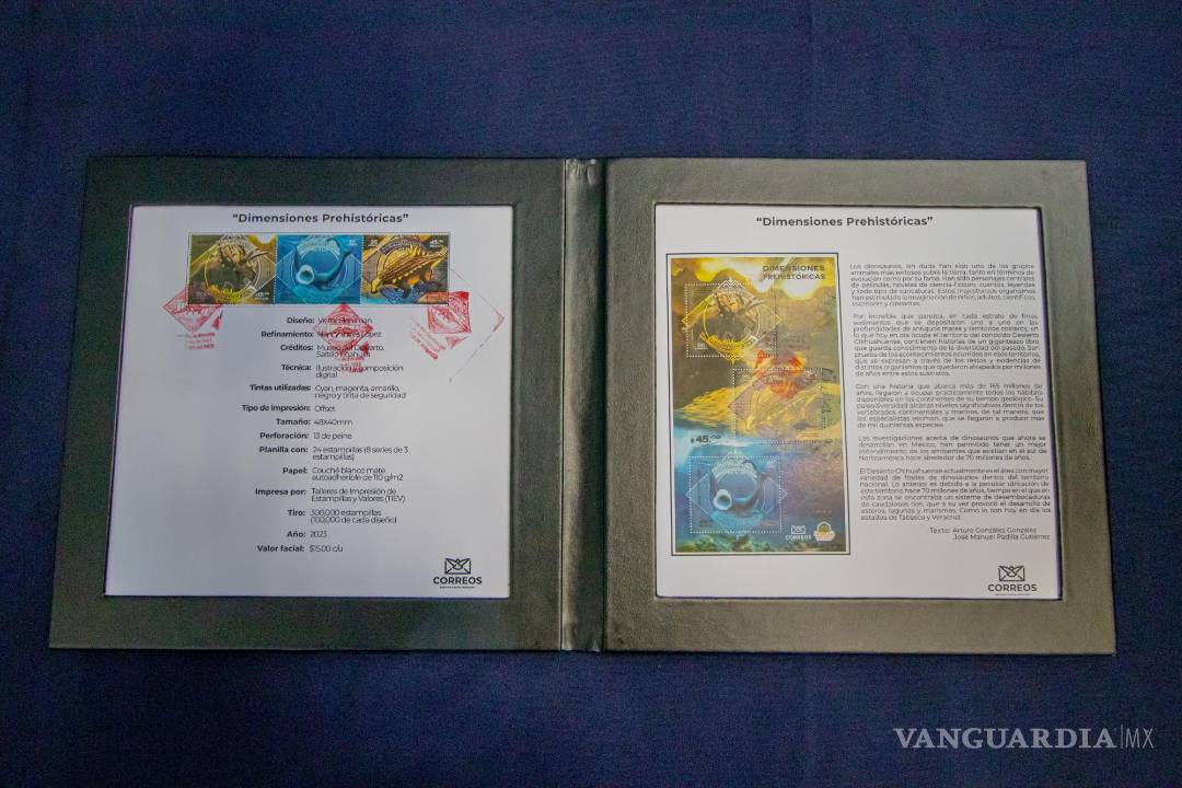 $!Dos de las especies de dinosaurios son estudiadas en el Museo del Desierto de Saltillo.