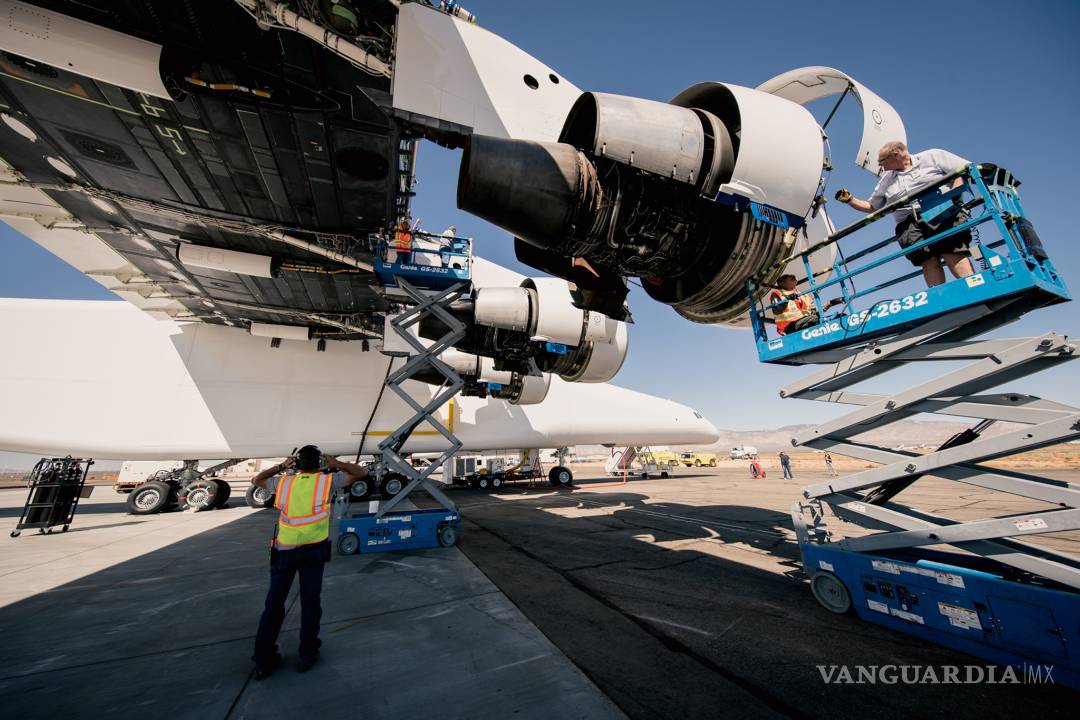 $!Stratolaunch, el avión más grande el mundo que volará por primera vez en 2019