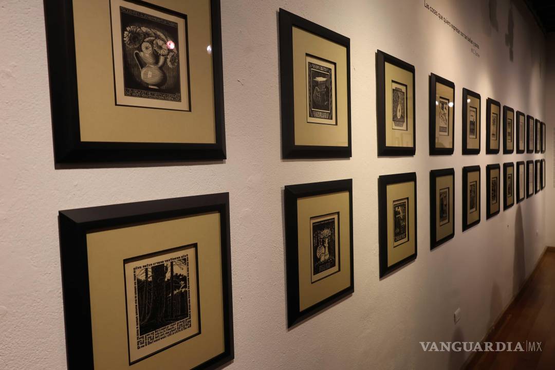 $!Inauguran exposición de M.C. Escher, el artista matemático, en Saltillo