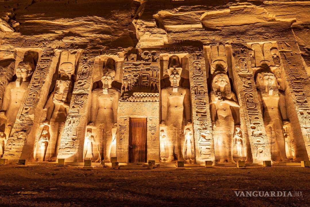 $!Templo de Nefertari, también conocido como templo de Hathor, en Abu Simbel, Egipto.