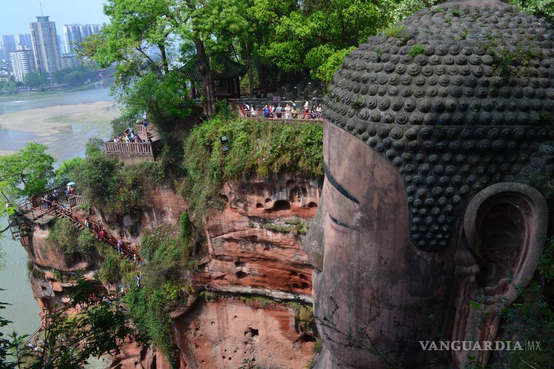 $!Gran Buda de Leshan, un gigante en peligro