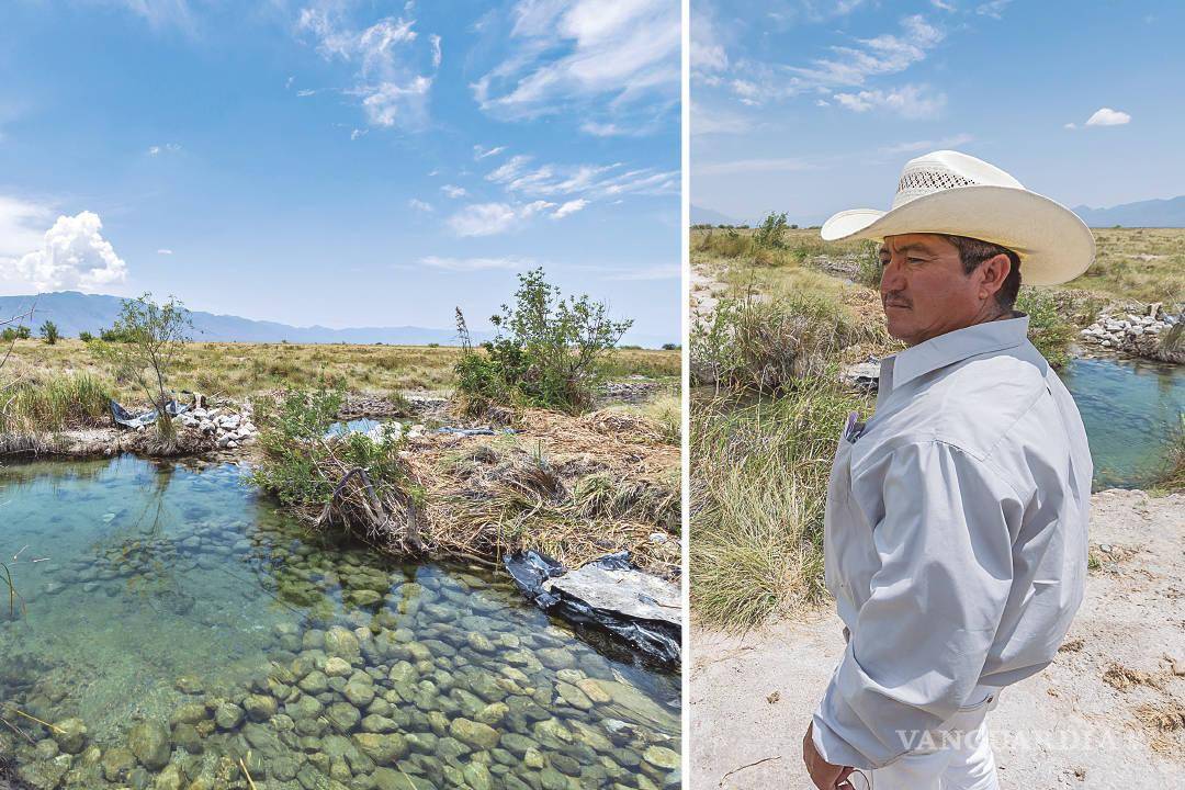 $!Agricultores dependen del agua del canal para sus cosechas y mantenimiento de sus familias. Aseguran tener concesiones, aunque Conagua señala que no todos cuentan con los permisos.