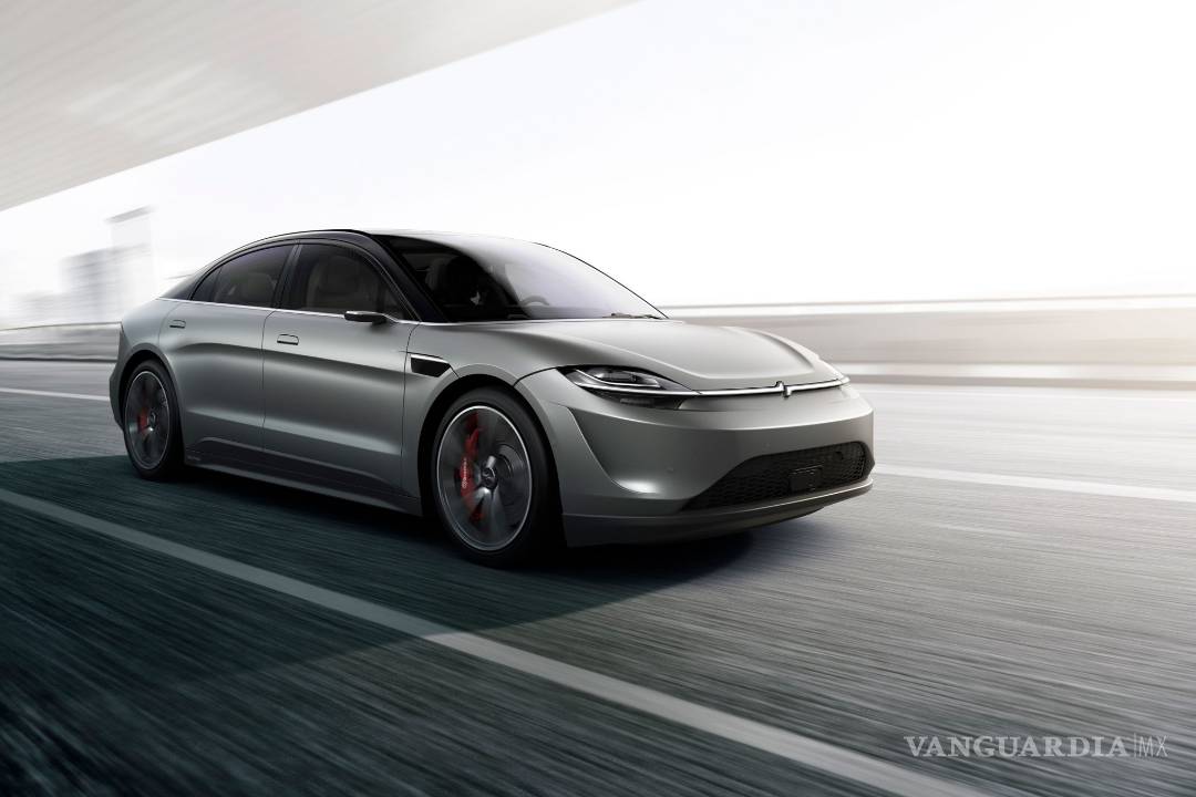 $!Presume Sony el Vision-S su vehículo eléctrico que no está a la venta