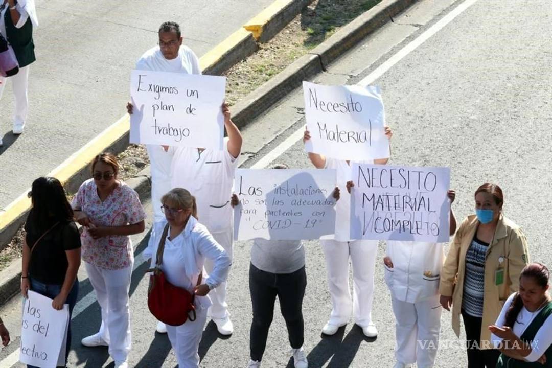 $!El calvario del personal médico del IMSS ante el coronavirus... muertos, desabasto, protestas e incertidumbre