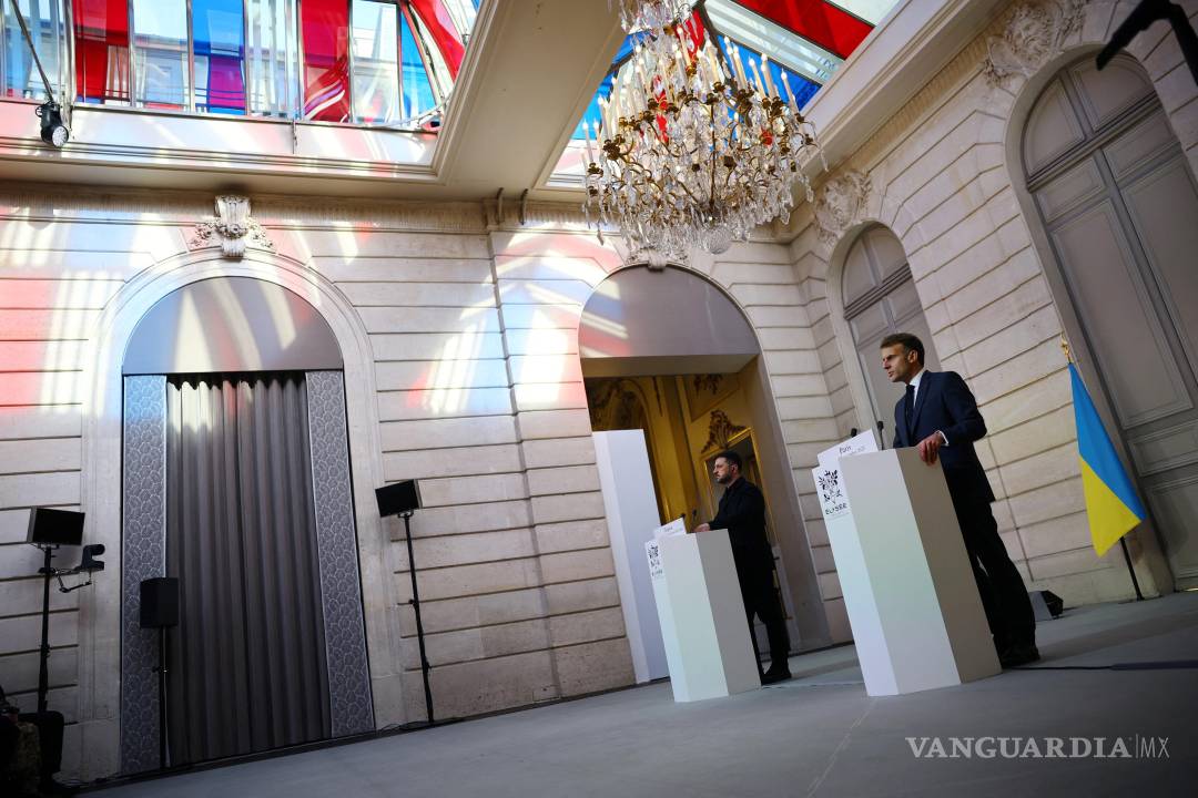 $!El presidente Emanuel Macron es uno de los mandatarios que mayor apoyo han mostrado con el gobierno ucraniano.