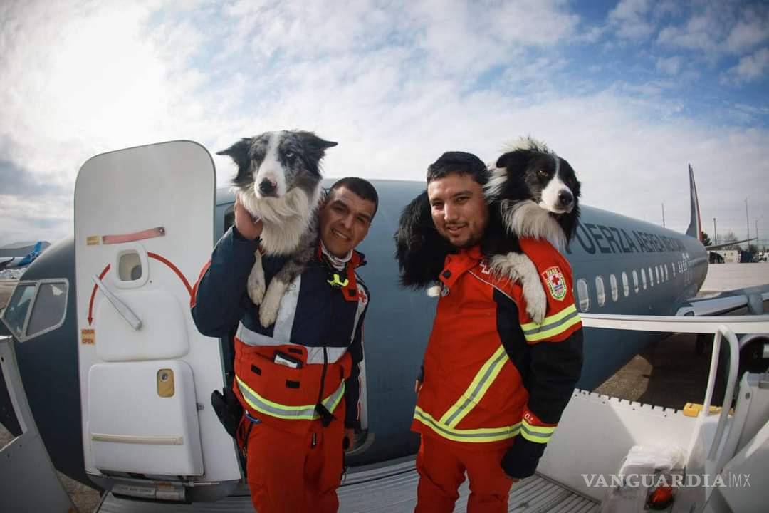 $!Orly y Balam, acompañados de sus entrenadores, en Toronto, Canadá, camino a Turquía.