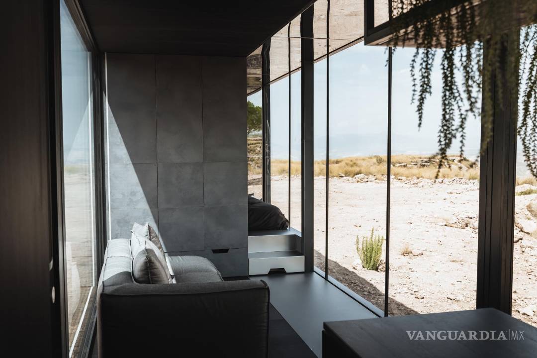 $!Vista interior del District Hive en el desierto de Gorafe (Granada, España).