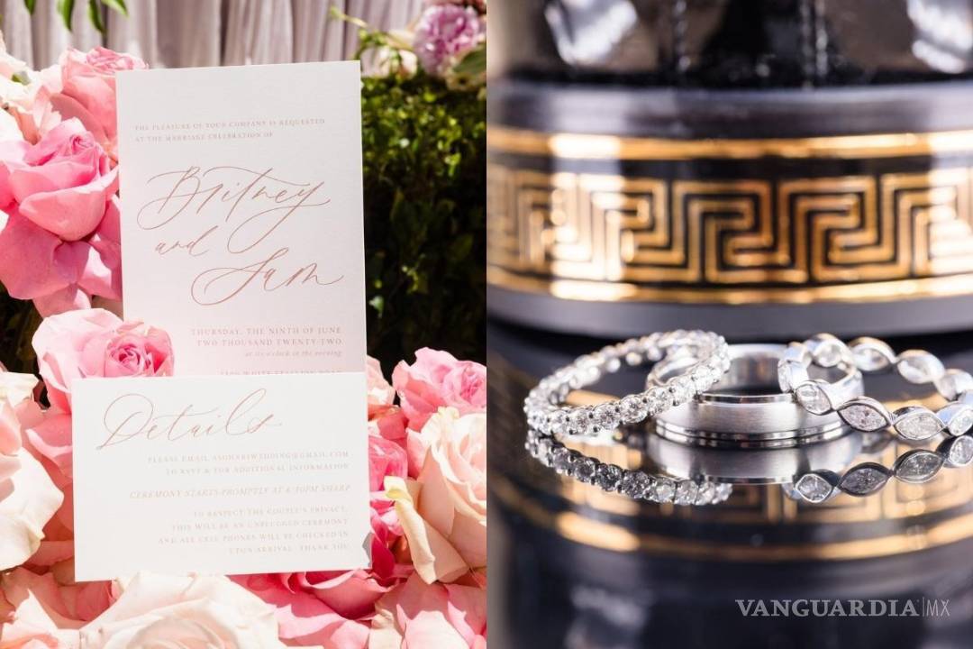 $!La invitación y los anillos de la pareja.