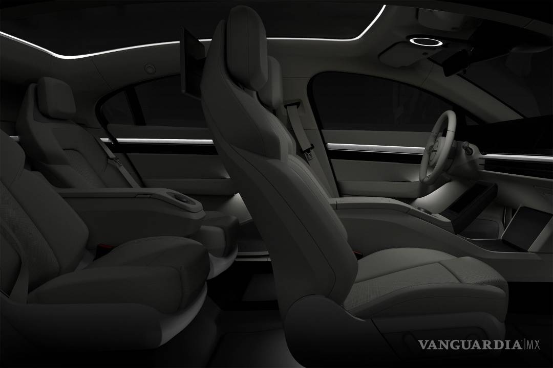 $!Presume Sony el Vision-S su vehículo eléctrico que no está a la venta