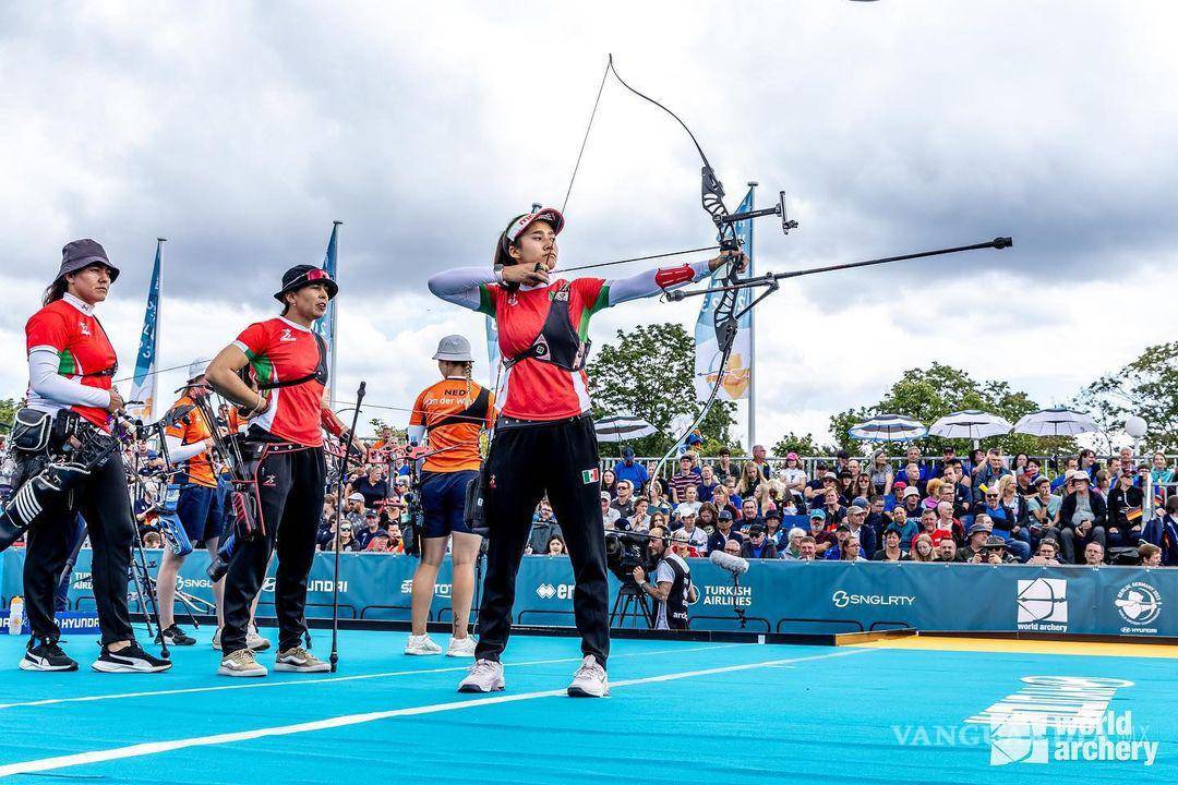 $!Durante una competencia por equipo.