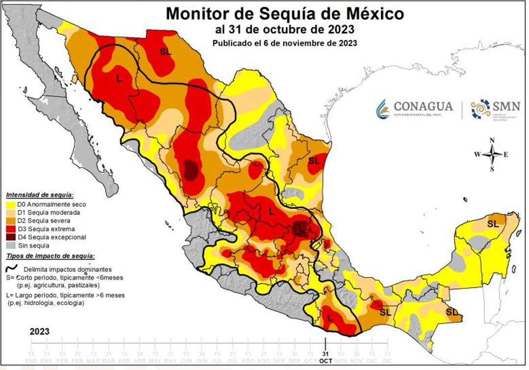 $!Desde finales de octubre, la sequía ha ido cediendo en la entidad.