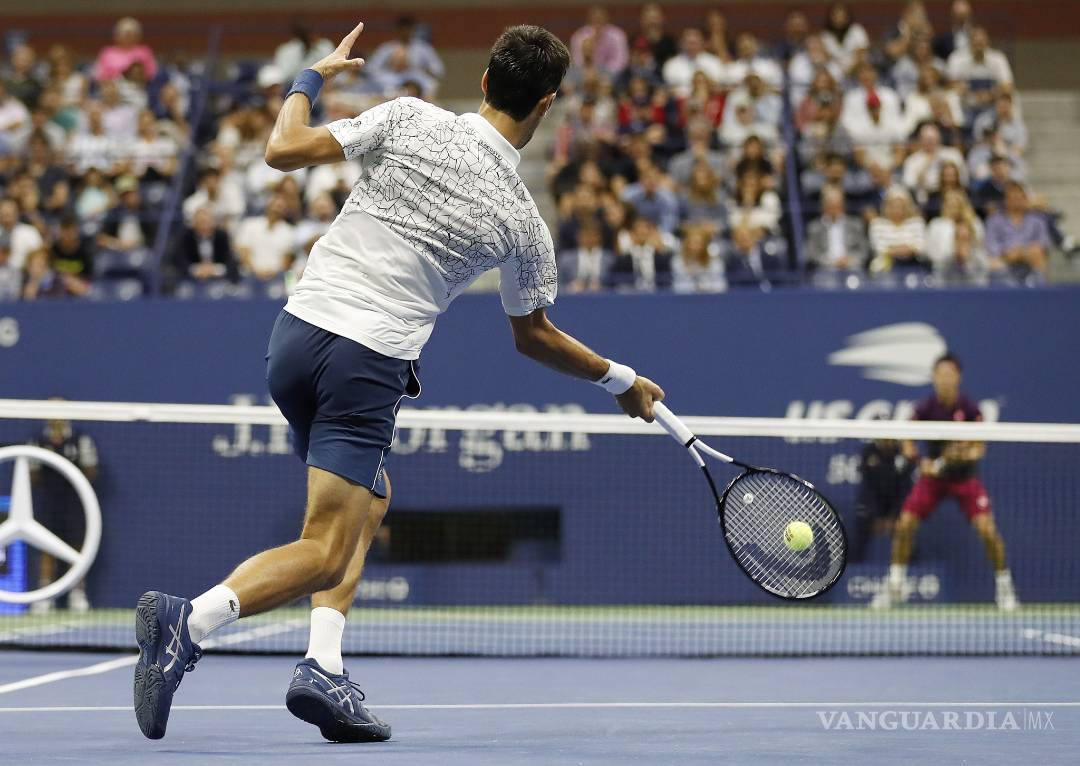 $!Djokovic deja en el camino a Nishikori y va contra Del Potro