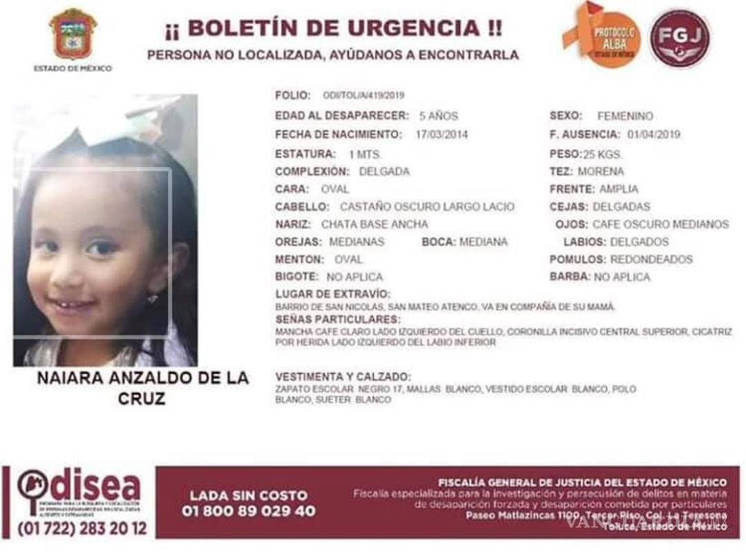 $!Desaparecen dos menores de edad y su madre en Edomex