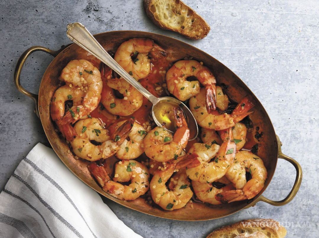 $!Camarones al ajillo.