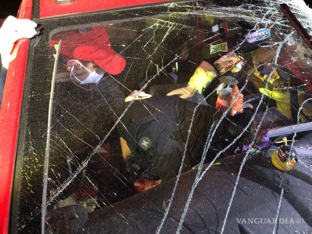 $!A la escena acudieron elementos de la Fiscalía General del Estado, quienes iniciaron los trabajos de peritaje.