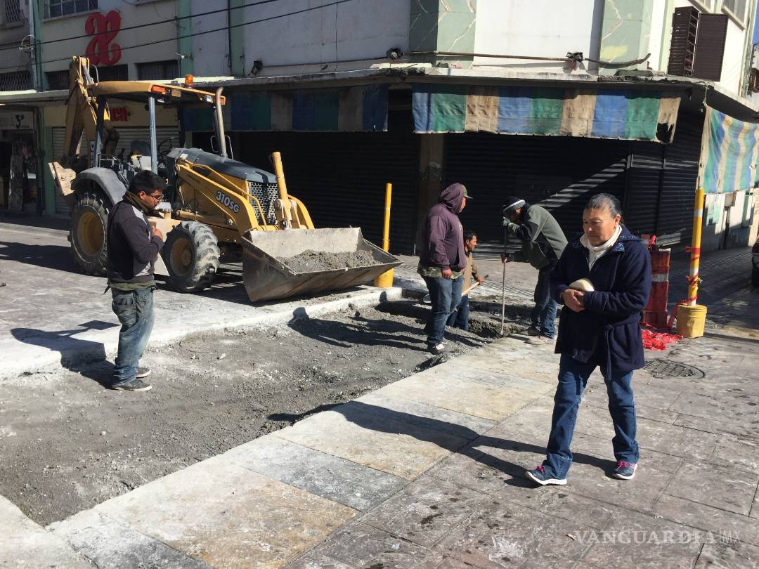$!Continúan obras en la calle de Aldama