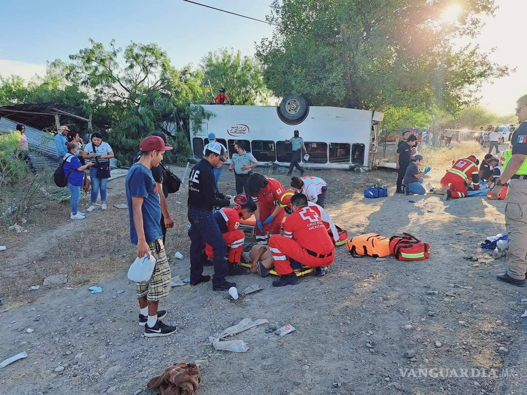 $!El accidente ocurrió a las 18:40 horas, a la altura del rancho Siete Mani, en el ejido Santa María, en el municipio de Jiménez.
