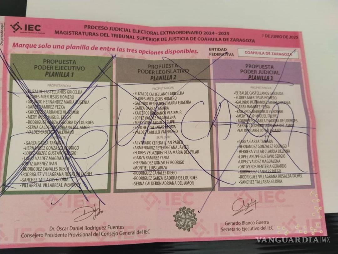 $!En Coahuila, ciudadanos convierten votos en denuncias: ‘Fuera cártel de la toga’