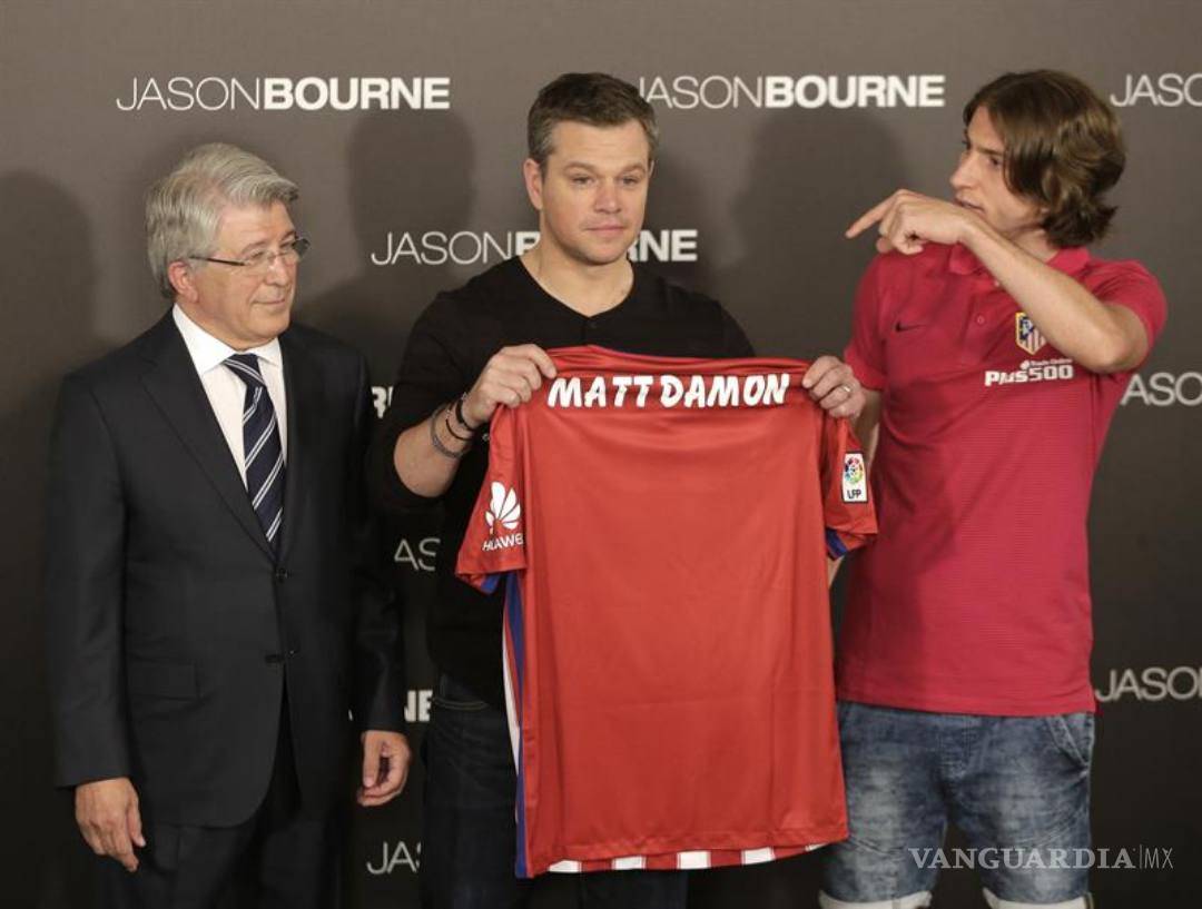 $!Matt Damon, el "fichaje del verano" del Atlético de Madrid