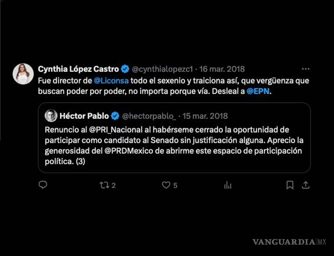 $!Se va con Morena diputada del PRI ‘leal’ a Peña Nieto y crítica de AMLO