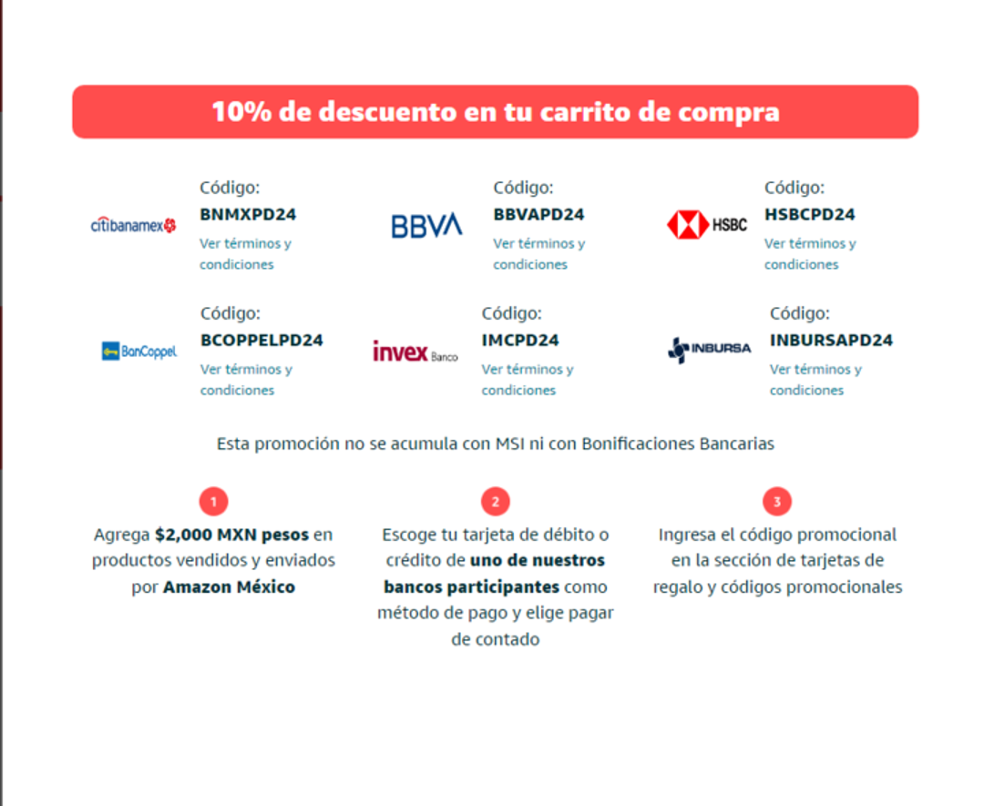 $!Amazon Prime Day 2024: Conoce todas las promociones con tarjetas de crédito y débito de BBVA, HSBC, Banorte, entre otras