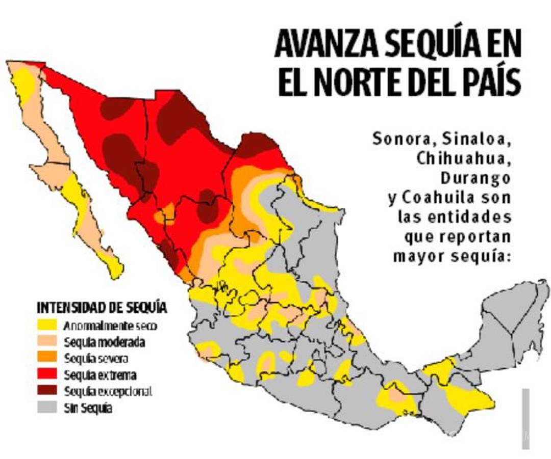 $!Coahuila, entre los estados que presentan peor sequía y riesgo más alto de incendios forestales