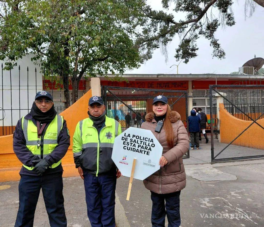 $!Elementos de seguridad brindarán apoyo a estudiantes y padres durante los horarios de entrada.