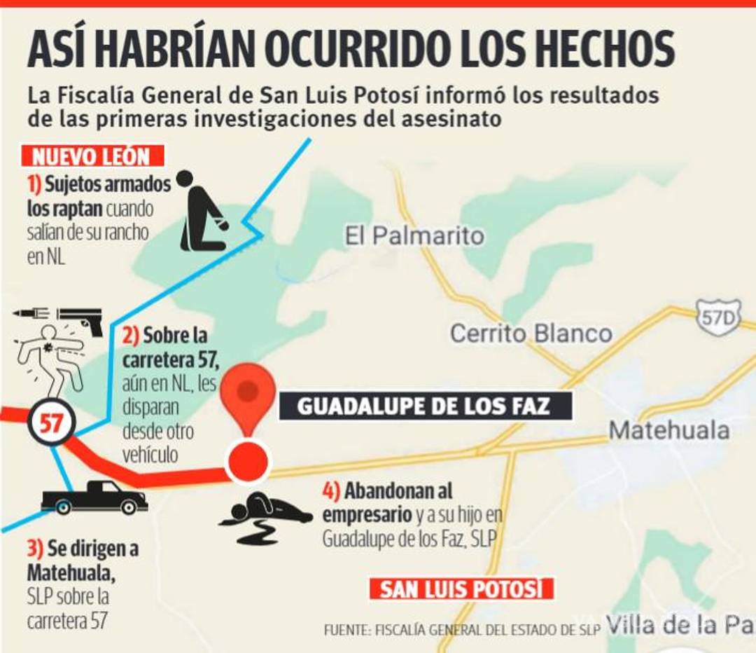 $!Previo a homicidio, empresario saltillense fue secuestrado al salir de su rancho en Nuevo León