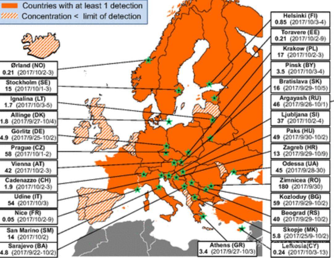 $!¿Un nuevo Chernobyl?... rutenio radioactivo tras liberación nuclear no declarada provoca alarma