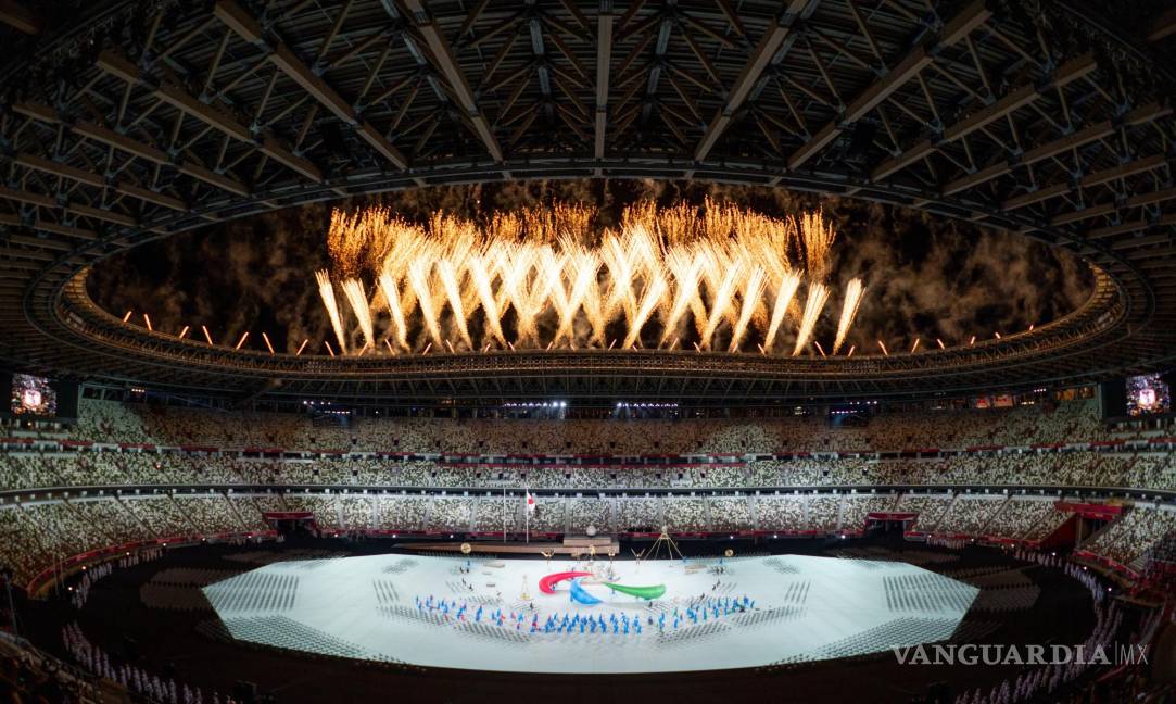 $!Ceremonia de Apertura Paralímpica en el Estadio Olímpico Paralímpico de Tokio 2020 Juegos. EFE/EPA/Bob Martin