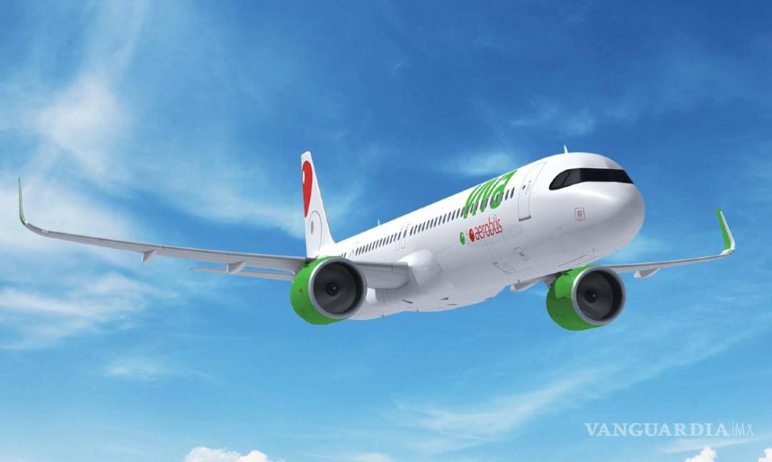 $!La aeronave de Viva Aerobus realizó el vuelo inaugural de la ruta Torreón–San Antonio este 22 de noviembre.