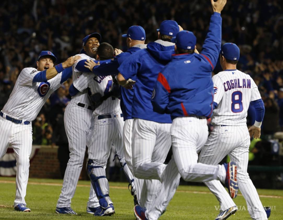 $!¡Acabaron con la maldición, los Cachorros avanzan a la Serie Mundial!