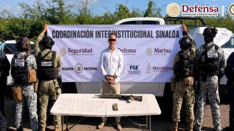 Captura de José Luis “N”, alias “El Wicho” en Mazatlán, Sinaloa.