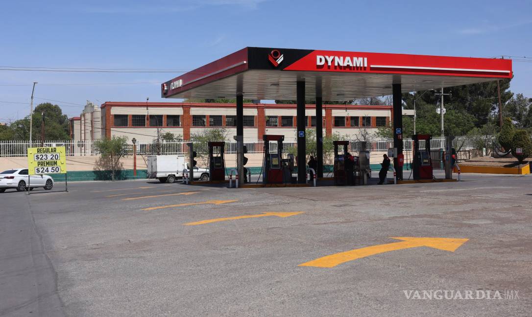 $!El 74 por ciento de las gasolineras de Coahuila cumplen con el límite de 24 pesos por litro.