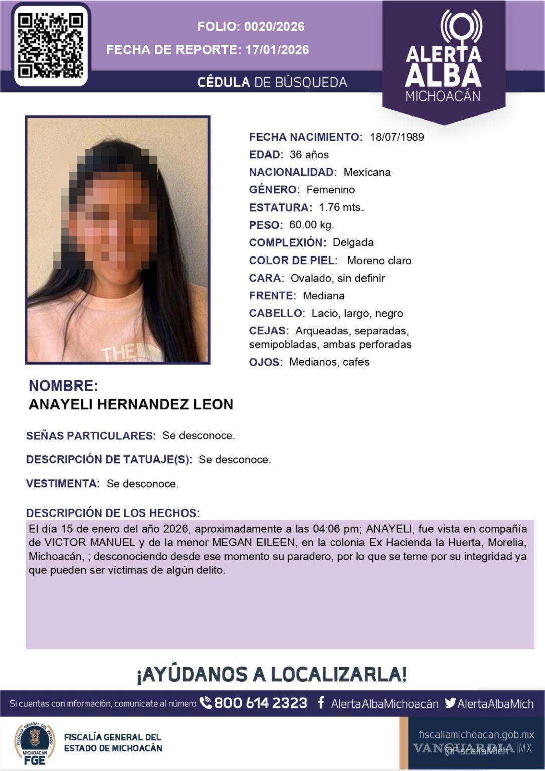 $!Cuerpos calcinados hallados en Zinapécuaro corresponden a familia desaparecida en Morelia