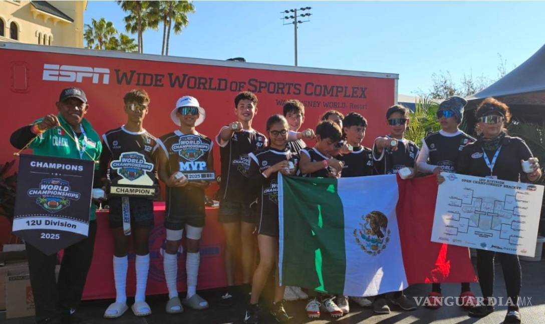 $!El equipo mexicano, integrado por jugadores de Saltillo, Hidalgo, Quintana Roo y CDMX, destacó en el ESPN Wide World of Sports Complex.