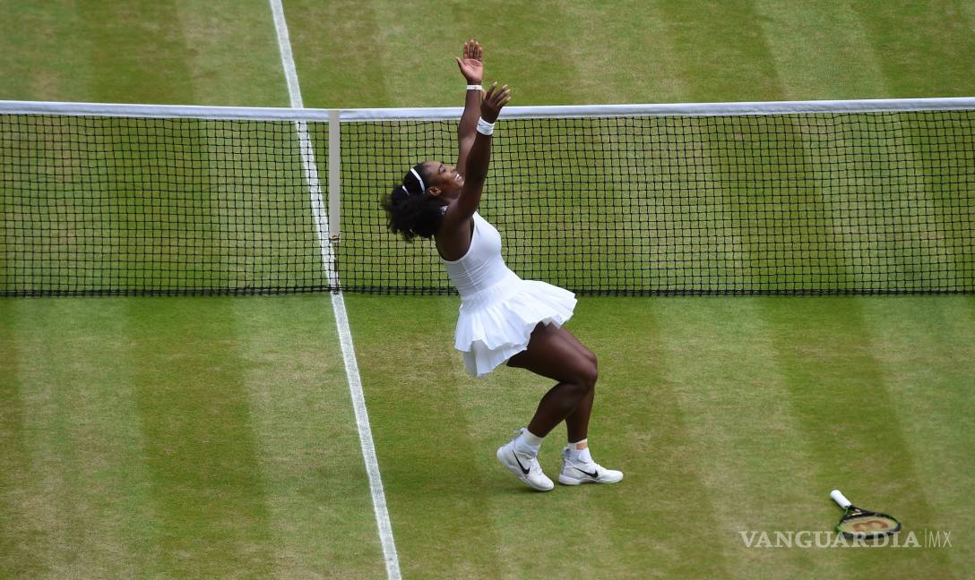 $!Serena Williams se consagró en Wimbledon e igualó a Steffi Graf con 22 títulos de Grand Slam