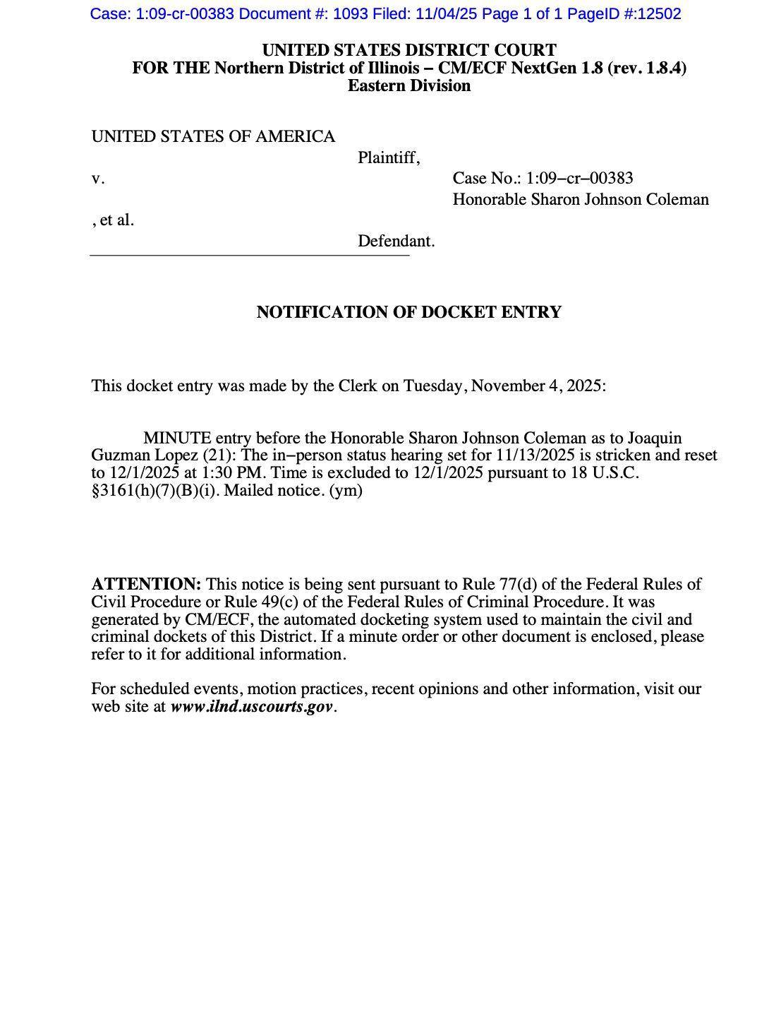 $!Audiencia de Joaquín Guzmán López, hijo de ‘El Chapo’, fue pospuesta por tercera vez