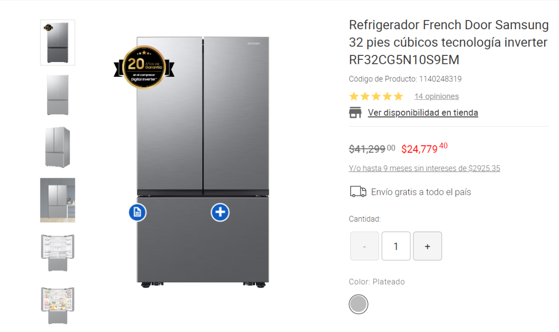$!Venta nocturna de Liverpool 2024: Estos son los refrigeradores con mejor oferta