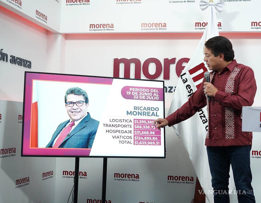 $!‘Corcholatas’ rebasan el millón de gastos en giras cada uno, del 19 de junio al 23 de julio