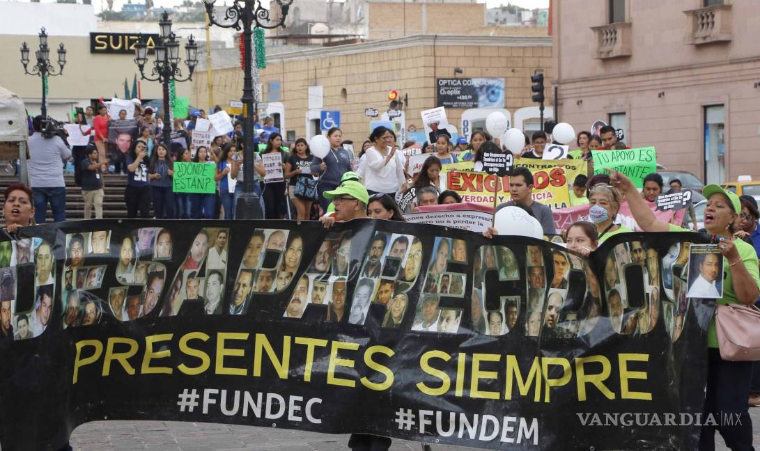 $!¡No nos dejen solas, caminen a nuestro lado!: madres de desaparecidos en Coahuila