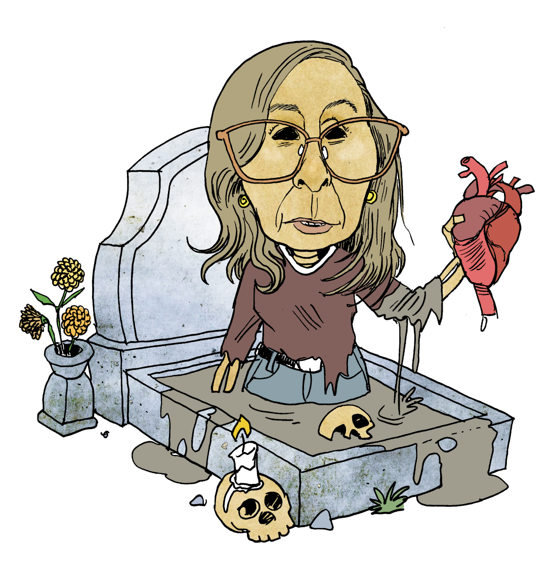 $!Calaveras 2025: Sheinbaum en silencio, Manolo vaquero y Trump contra el mundo