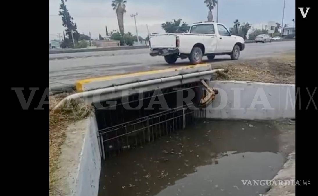 Ramos Arizpe alerta por personas que usan drenaje pluvial como refugio durante lluvias (video)