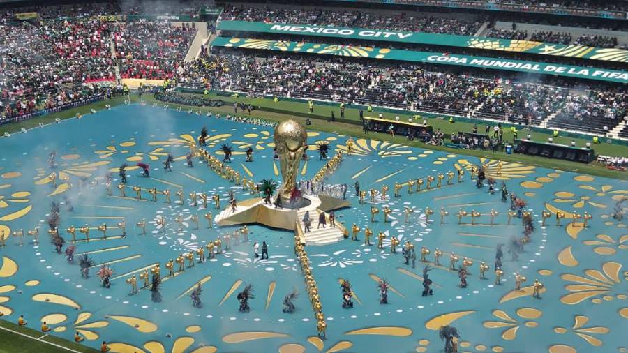Encabezan Shakira, Belinda, J Balvin y Maná colorida y musical ceremonia de inauguración del Mundial de la FIFA