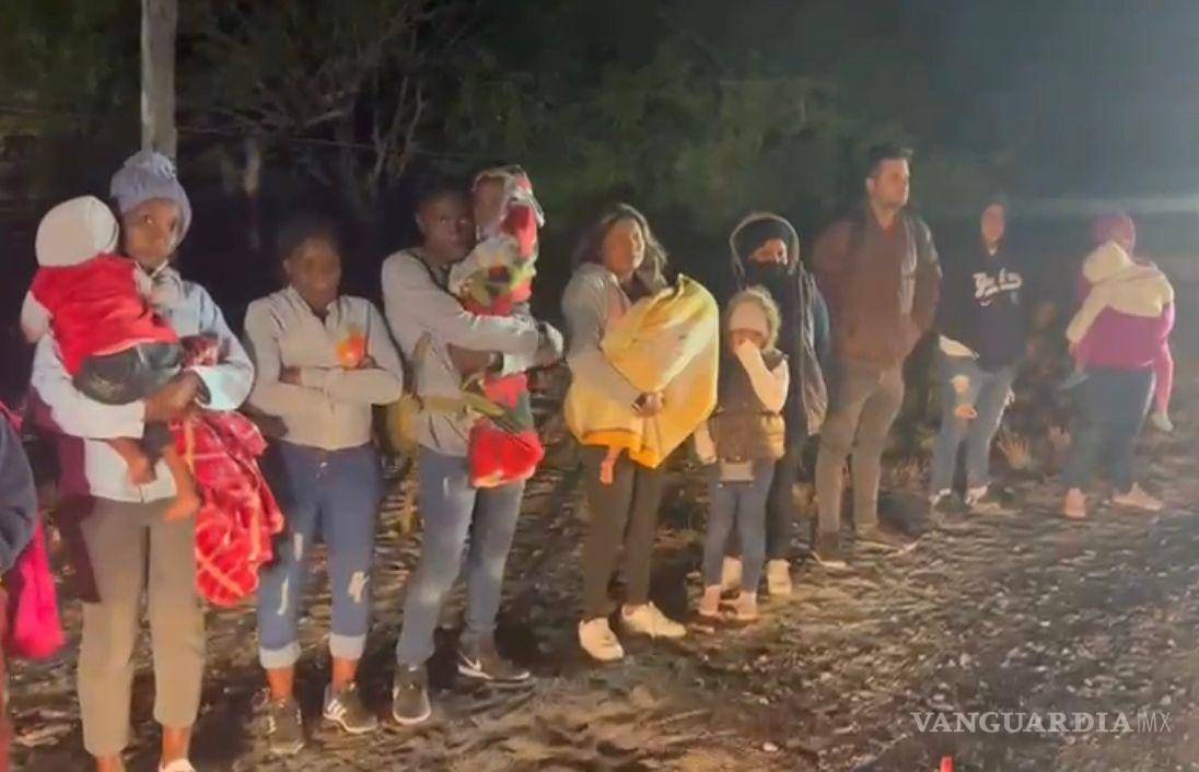 $!El área de comunicación social del estado difundió fotografías del grupo de migrantes