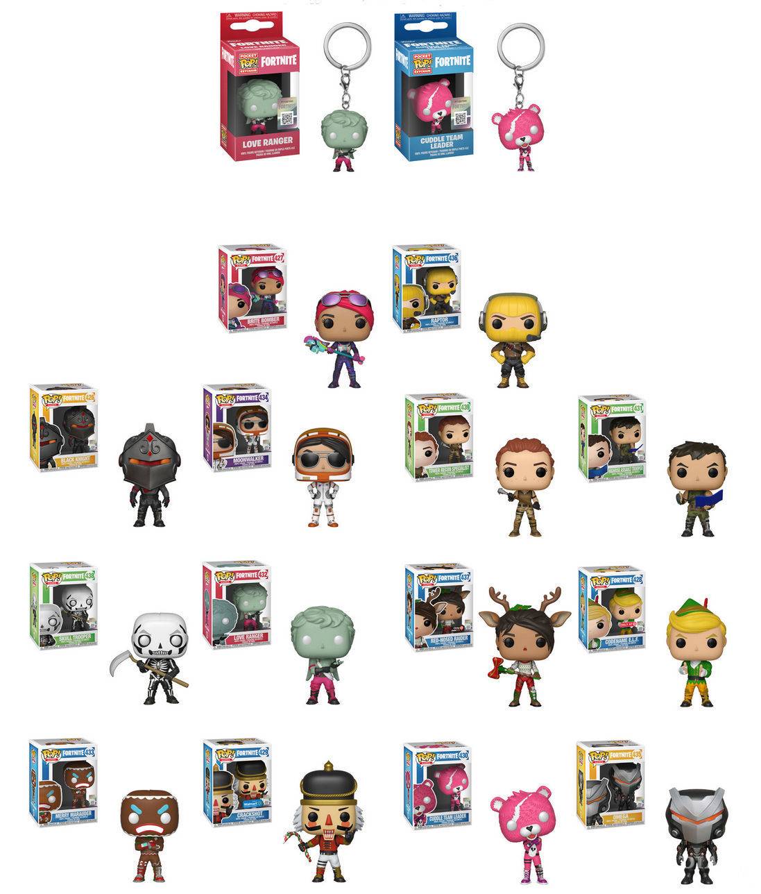 $!Funko Pop! crea línea de figuras y llaveros inspirados en Fortnite